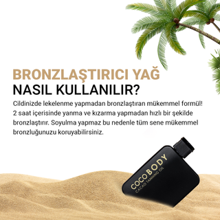 Yoğun Bronzlaştırıcı Yağ & 50+ Yüksek Korumalı Güneş Kremi